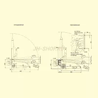 Перегрузочный мост Altec FBSS 6000 стационарный (цинк)